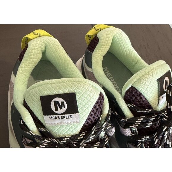 Merrell Women's Size 8.5 Jade/Multi Moab Speed Hiking Shoes - Picture 8 of 12